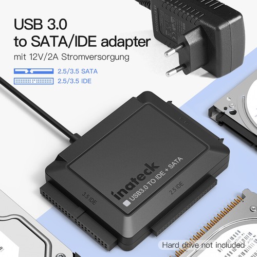 Inateck ide sata usb 0 - ide, 3.0