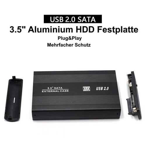 Festplattengehäuse usb 0 - usb, 2.0