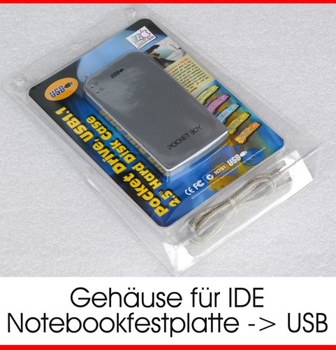 Usb gehäuse für 2 5 - fÜr, 2,5"